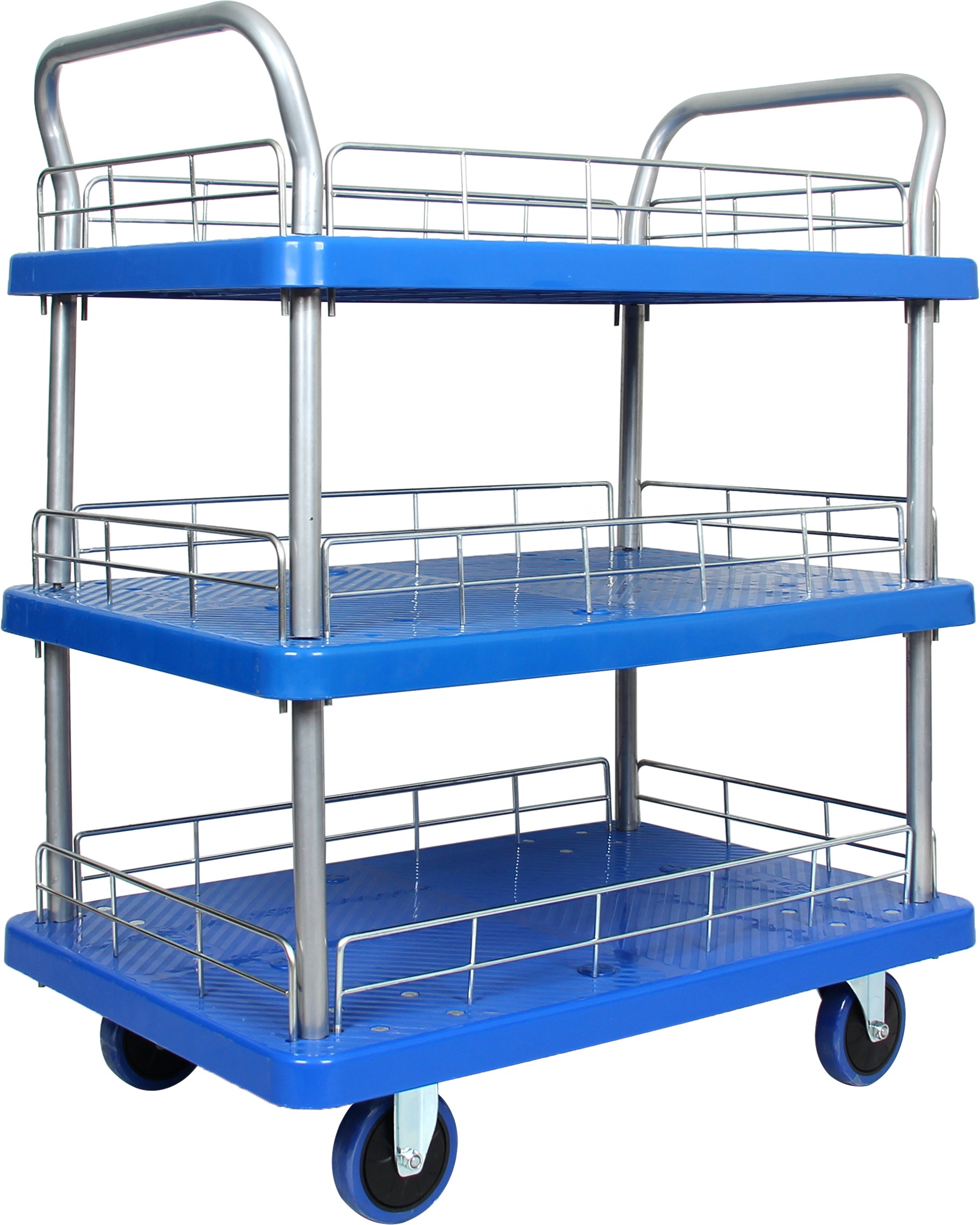 24寸三层围栏静音服务车