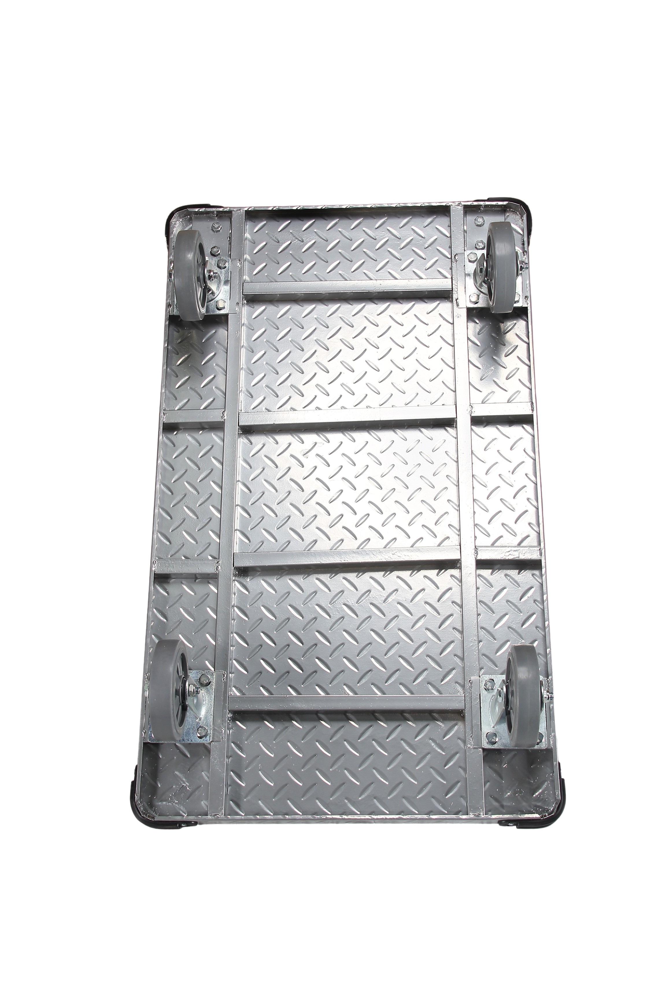 工业级钢制镀锌手动平台车