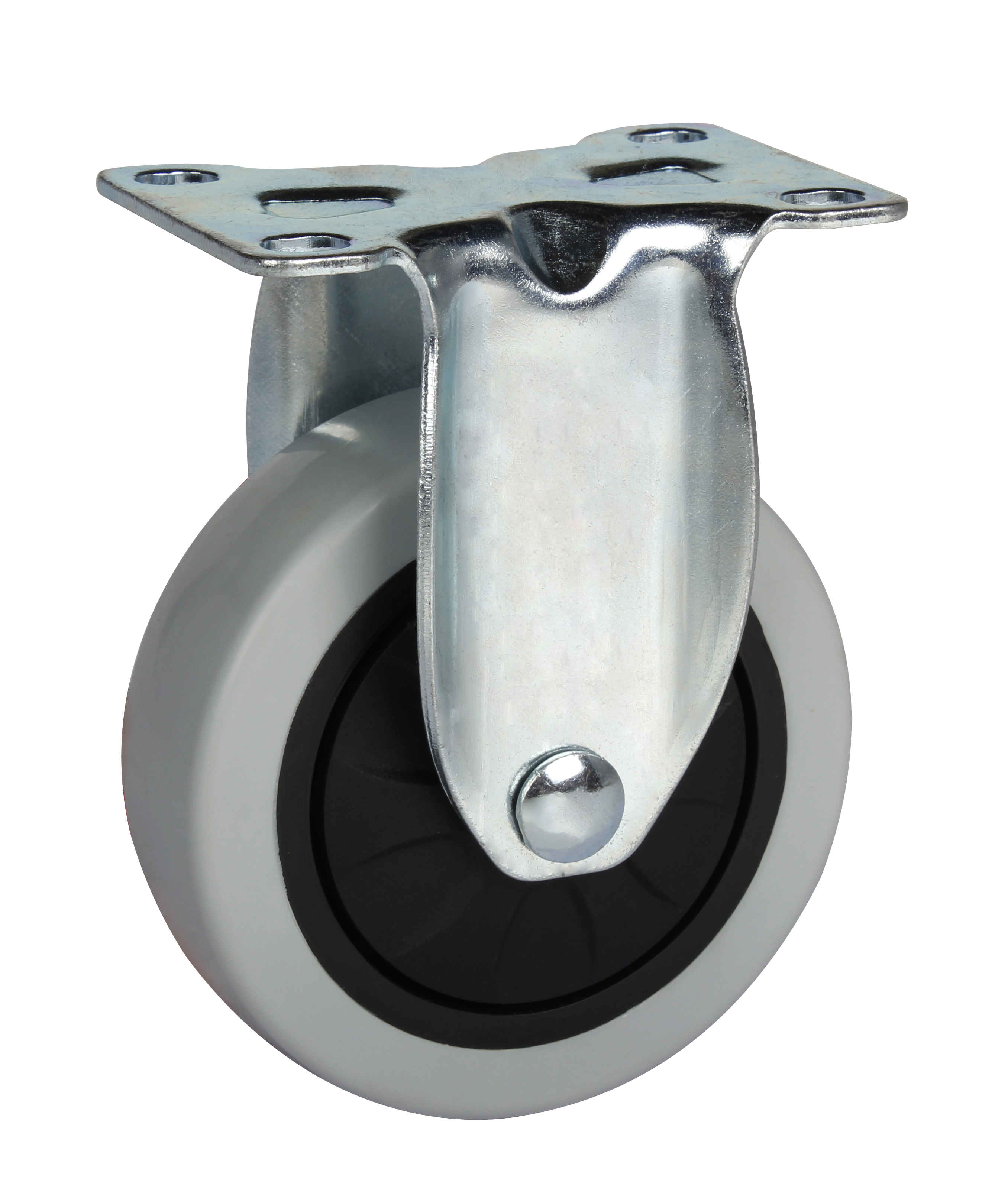 3' PP 刚性/旋转制动中型脚轮