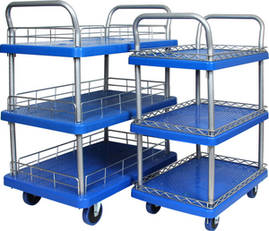 24寸三层围栏静音服务车