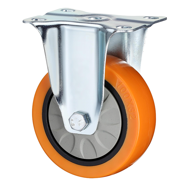 3'/4'/5'防水螺纹杆PU工业脚轮