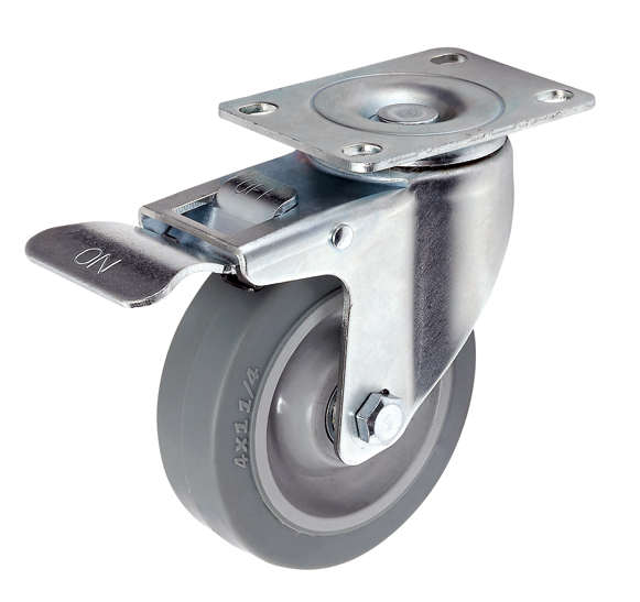 3'/4'/5'固定中型防静电脚轮