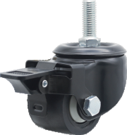 板刹超坚固工业尼龙脚轮