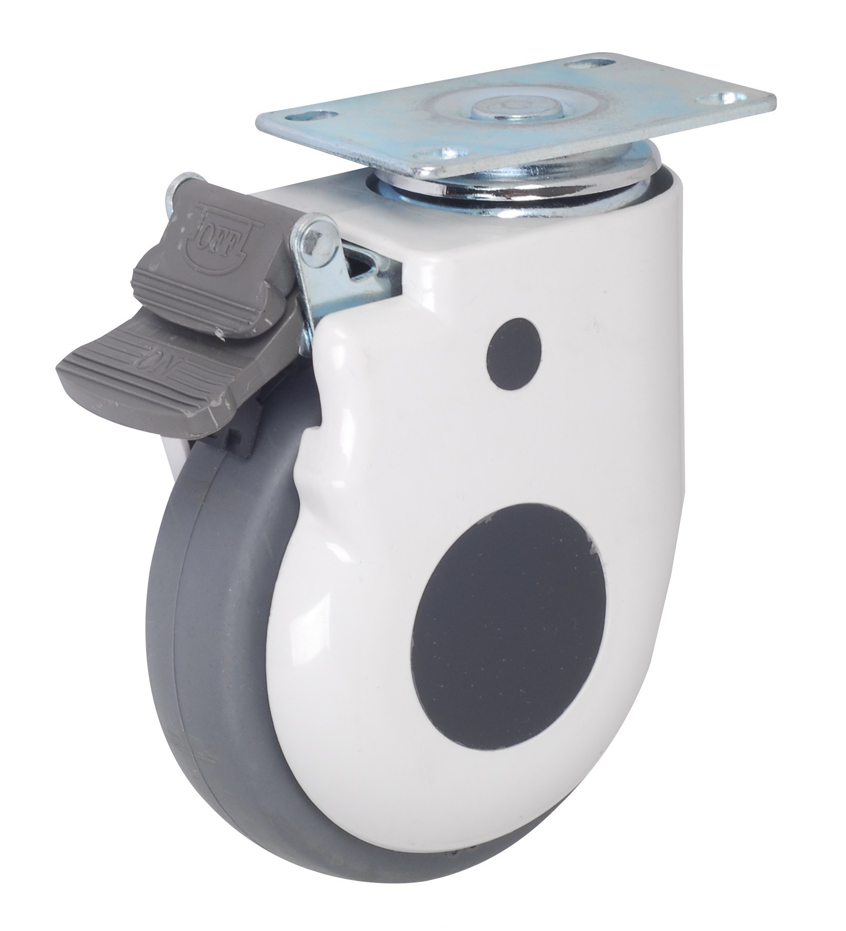 HB01-4'/5'竞技病床TPR带ABS盖医用脚轮