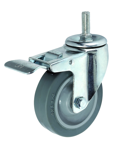 3'/4'/5'固定中型防静电脚轮