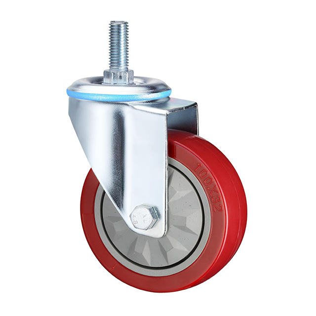 3'/4'/5'防水螺纹杆PVC工业脚轮